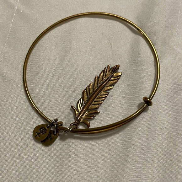Alex and ani feather charm bracelet - Picture 1 of 1